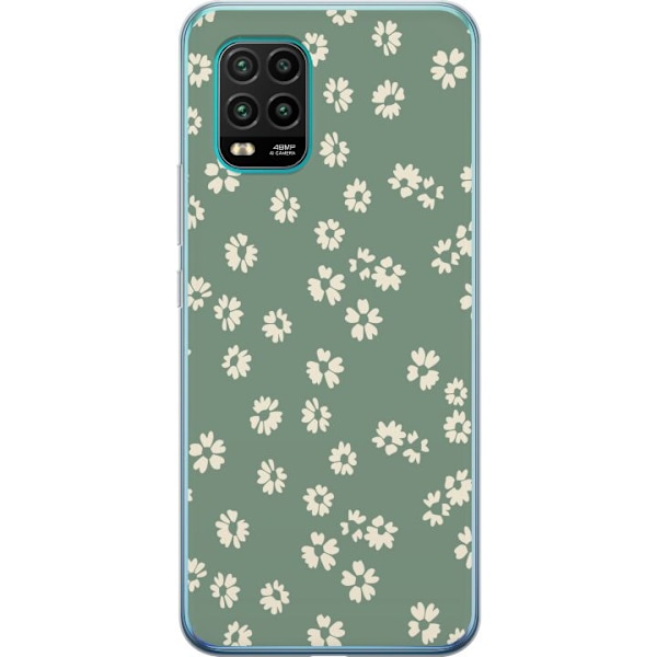 Xiaomi Mi 10 Lite 5G Genomskinligt Skal Blomsterdröm – färgglatt blommönster