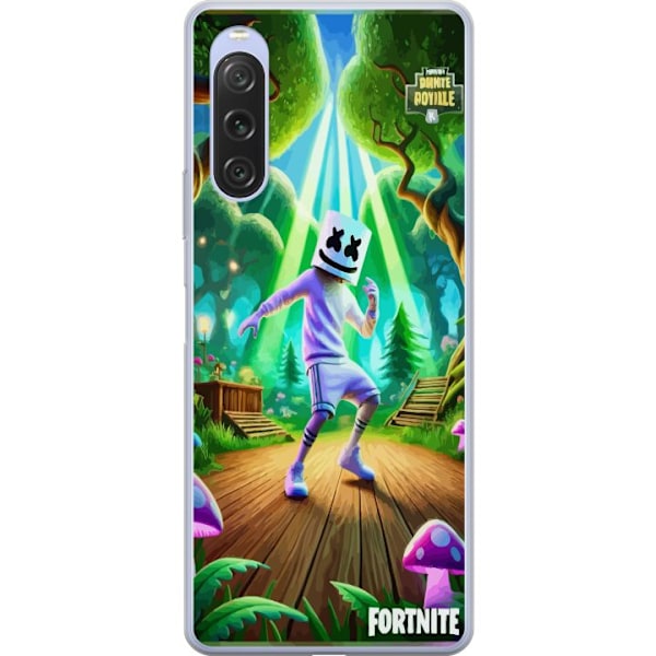 Sony Xperia 10 V Läpinäkyvä kuori Fortnite