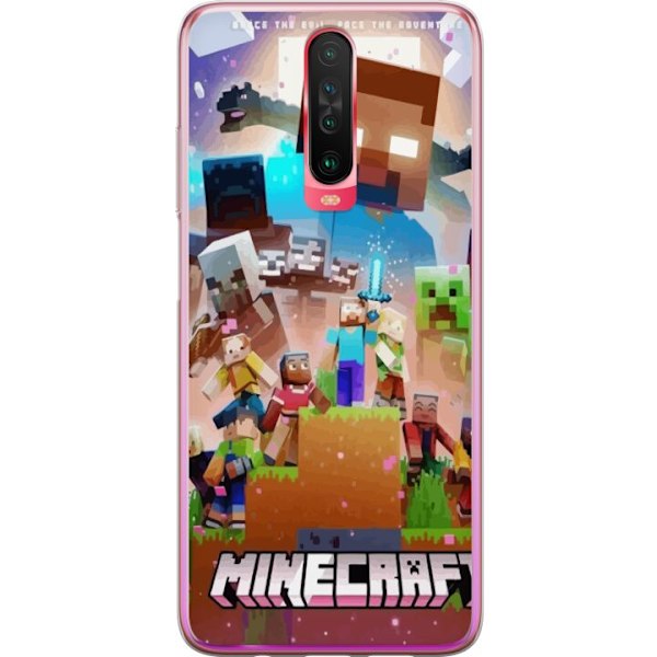 Xiaomi Redmi K30 Genomskinligt Skal Minecraft