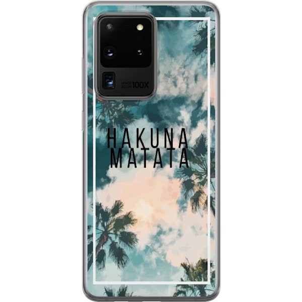 Samsung Galaxy S20 Ultra Gennemsigtig cover Hakuna Matata