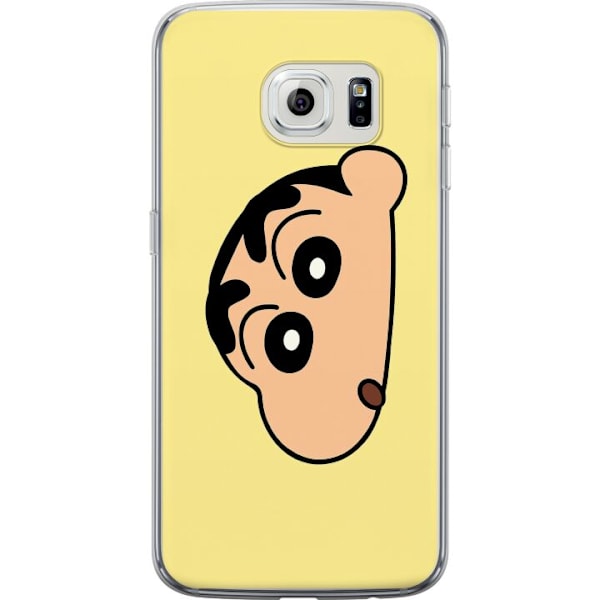 Samsung Galaxy S6 edge Genomskinligt Skal Peeking Shinchan