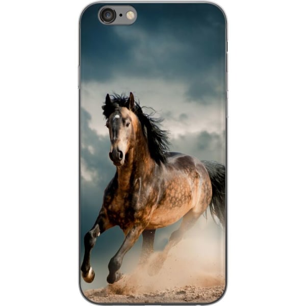 Apple iPhone 6s Plus Genomskinligt Skal Springande Häst