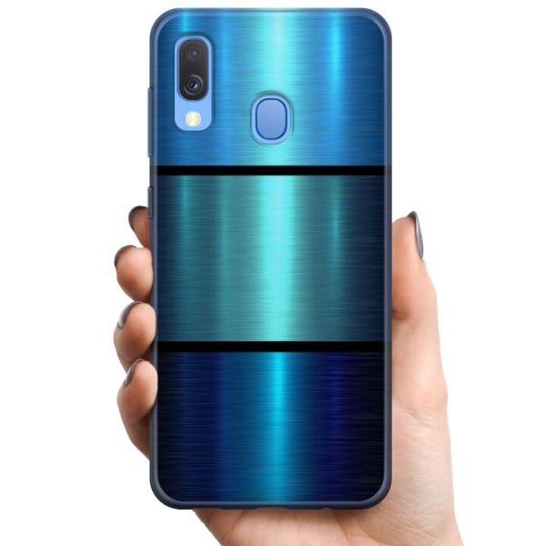 Samsung Galaxy A40 TPU Mobilcover Blå