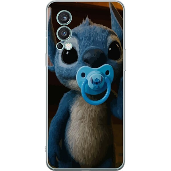 OnePlus Nord 2 5G Läpinäkyvä kuori Stitch & Napp - vauvatee