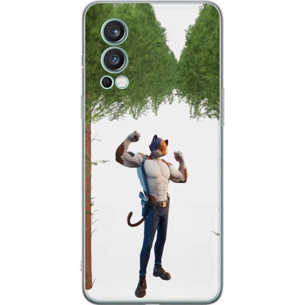 OnePlus Nord 2 5G Gennemsigtig cover Fortnite - Meowscles