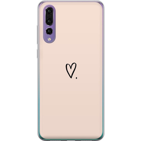 Huawei P20 Pro Gennemsigtig cover Hjerte