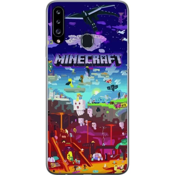 Kompatibelt Mobilskal till Samsung Galaxy A20s Minecraft