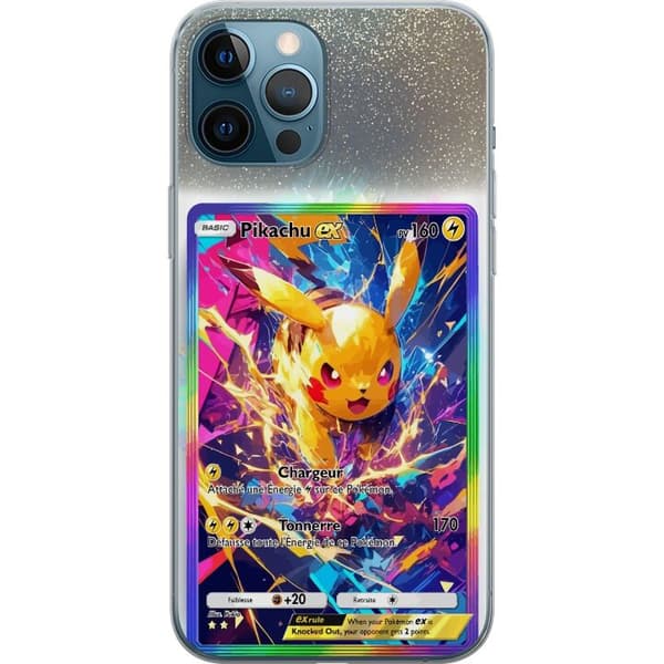 Kompatibel Mobilcover til Apple iPhone 12 Pro Max Pikachu gul