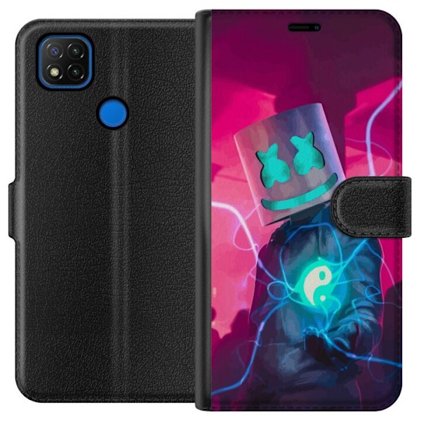 Xiaomi Redmi 9C Plånboksfodral Marshmello Fortnite