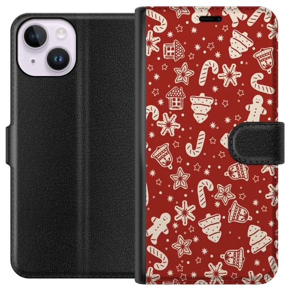 Yhteensopiva Lompakkokotelo Apple iPhone 14 Hyvää joulua