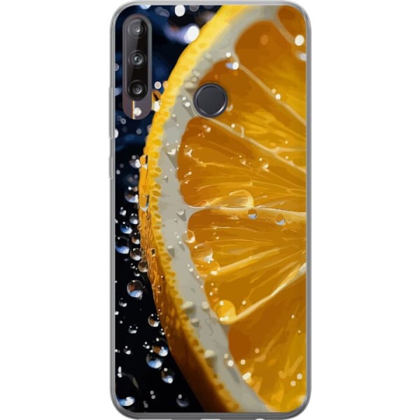 Huawei P40 lite E Gennemsigtig cover Appelsin