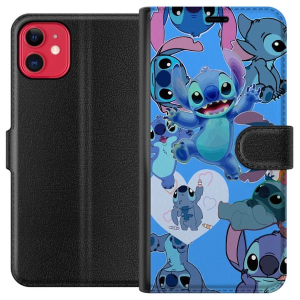 Kompatibel Tegnebogsetui til Apple iPhone 11 Sy mønster