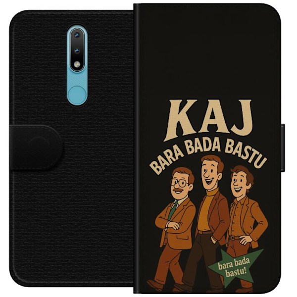 Nokia 2.4 Plånboksfodral Festivalen Kaj Bara Bada Bastu