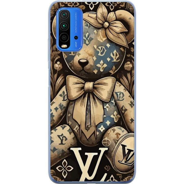 Xiaomi Redmi 9T Läpinäkyvä kuori Teddy Vuitton