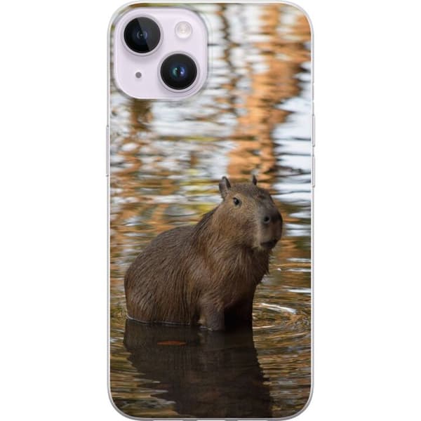 Kompatibelt Mobildeksel til Apple iPhone 14 Capybara