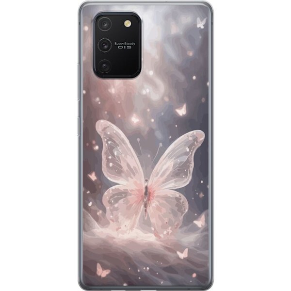 Samsung Galaxy S10 Lite Genomskinligt Skal Fjäril