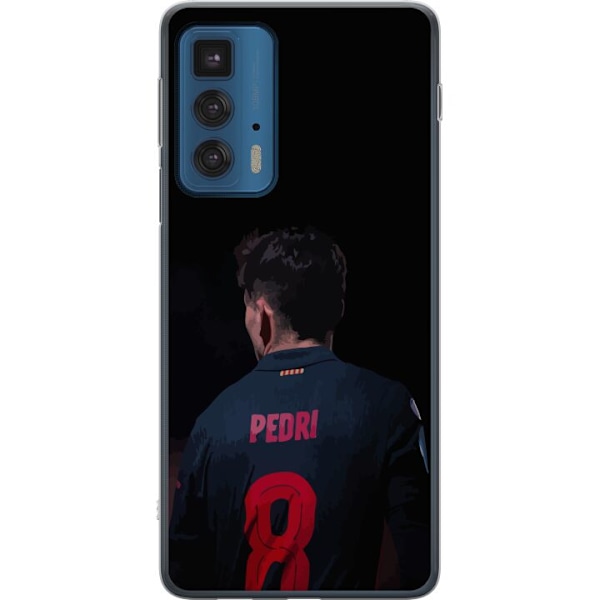Motorola Edge 20 Pro Läpinäkyvä kuori Pedri FC Barcelona Ja