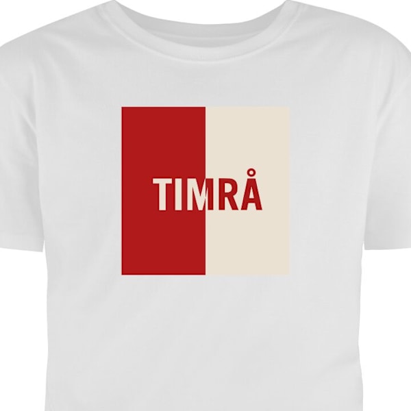 T-shirt til Voksen | Klassisk Voksen T-shirt Timrå - Hockey hvid S