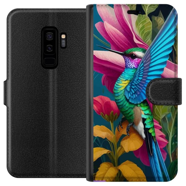 Kompatibel Tegnebogsetui til Samsung Galaxy S9+ Kolibri