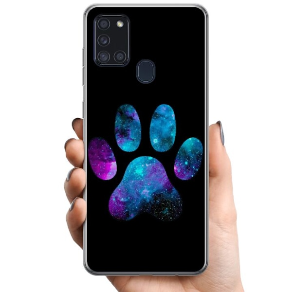 Samsung Galaxy A21s TPU Mobilcover Galakse Klø