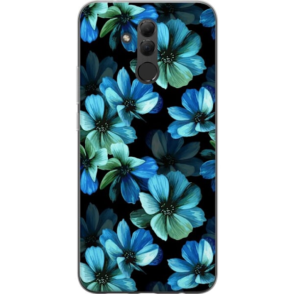 Huawei Mate 20 lite Läpinäkyvä kuori Keskiyö Puutarha