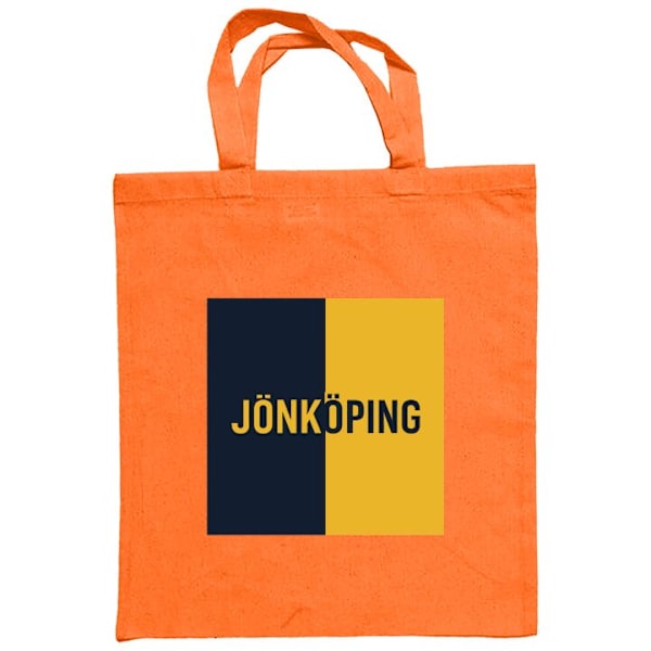 Kangaskassi | Kestävä Ostoskassi Kangasta Jönköping – Hockey Oranssi one size