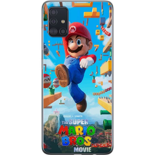Samsung Galaxy A51 Läpinäkyvä kuori Super Mario Bros