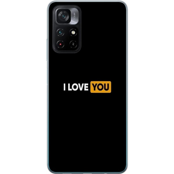 Xiaomi Poco M4 Pro 5G Gennemsigtig cover Kærlighedshub