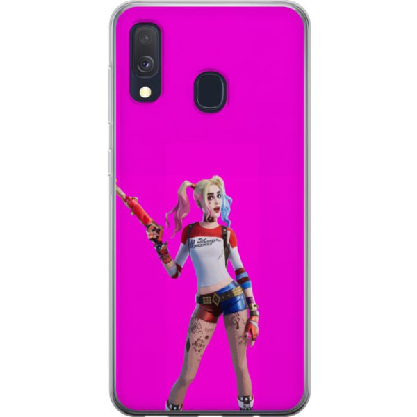 Samsung Galaxy A40 Genomskinligt Skal Fortnite - Harley Quinn