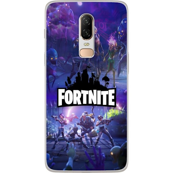 OnePlus 6 Läpinäkyvä kuori Fortnite Gaming