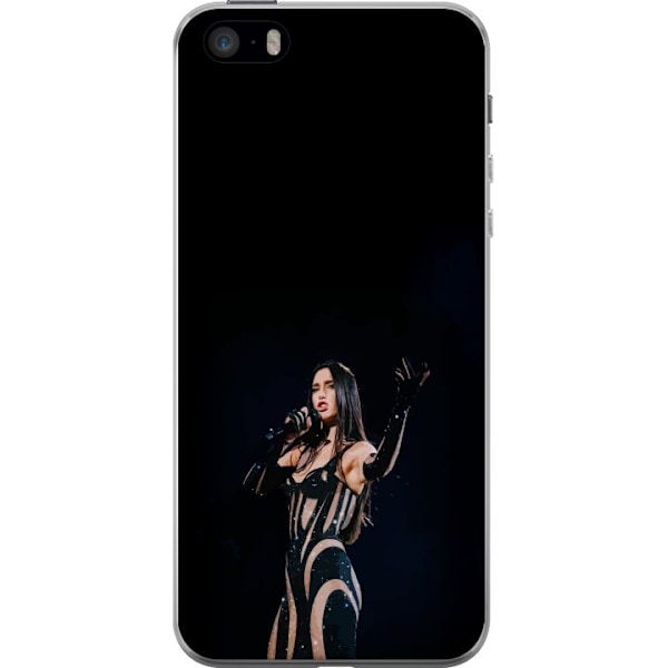 Apple iPhone SE (2016) Läpinäkyvä kuori Dua Lipa – Pop Star Aesthetic