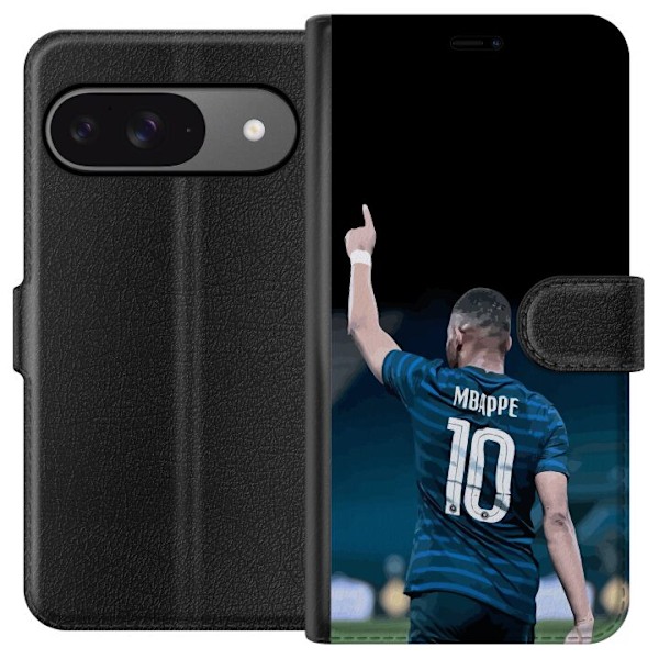 Google Pixel 9 Pro Lompakkokotelo Ranska - Kylian Mbappé