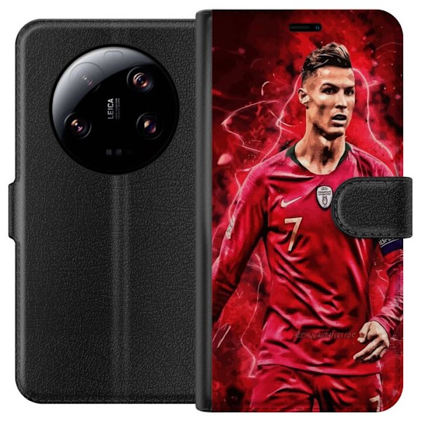 Xiaomi 13 Ultra Lommeboketui Ronaldo Ferdigheter - CR7 Design for Ekte Supportere