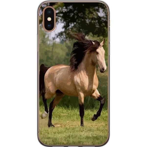 Kompatibelt Mobildeksel til Apple iPhone XS Hest