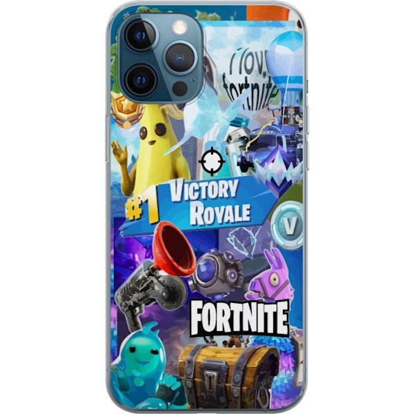 Apple iPhone 12 Pro Gennemsigtig cover Fortnite