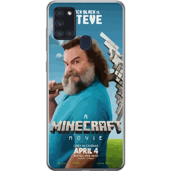 Samsung Galaxy A21s Läpinäkyvä kuori Minecraft-elokuva