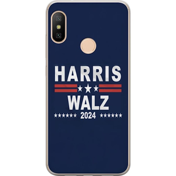 Xiaomi Redmi 6 Pro Gennemsigtig cover Harris | Walz 2024