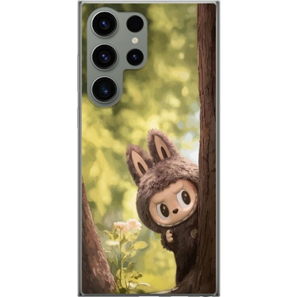 Samsung Galaxy S23 Ultra Läpinäkyvä kuori Labubu Graffiti Vibes – Katutaide hirviömuodossa