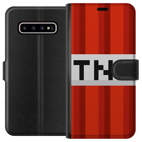 Samsung Galaxy S10+ Plånboksfodral Minecraft TNT
