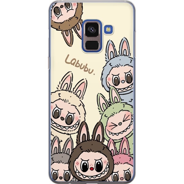 Samsung Galaxy A8 (2018) Genomskinligt Skal Labubu Pastel Collection