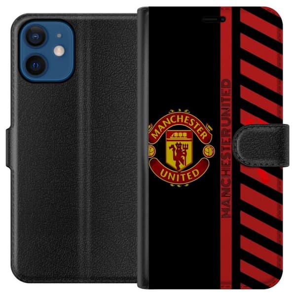 Kompatibelt Plånboksfodral till Apple iPhone 12 Manchester United