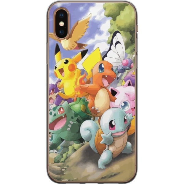 Apple iPhone XS Gennemsigtig cover Pokemon