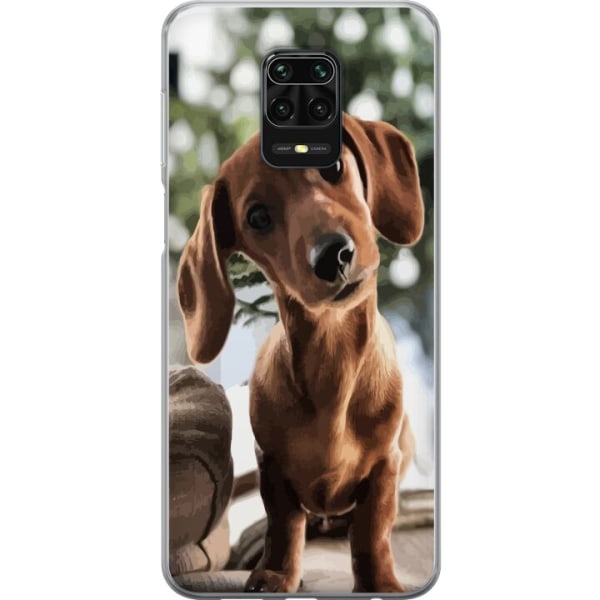 Xiaomi Redmi Note 9S Gennemsigtig cover Ung Hund
