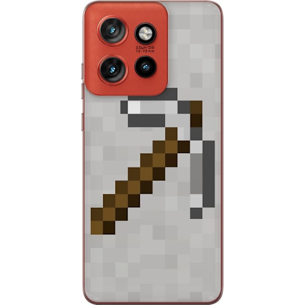 Motorola Edge 50 Neo Läpinäkyvä kuori Minecraft Työkalut