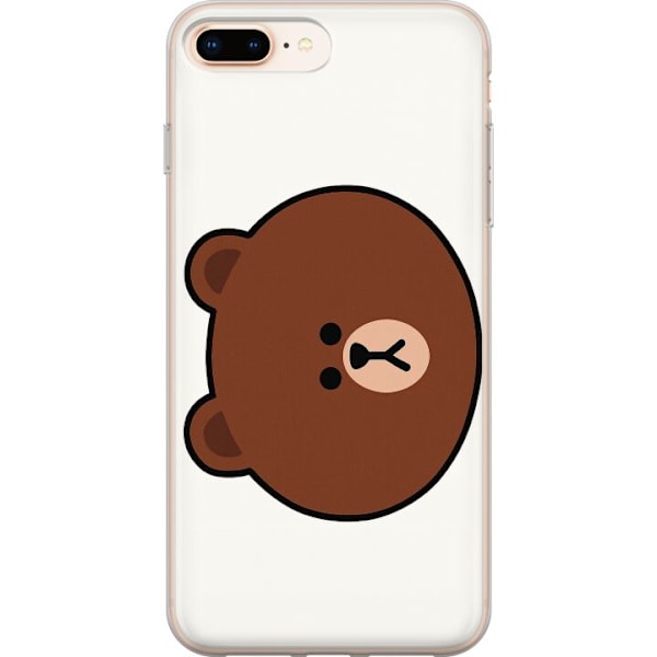 Apple iPhone 7 Plus Läpinäkyvä kuori Pyhkeä Karhu