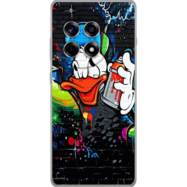 OnePlus 12R Läpinäkyvä kuori Kalle Anka Graffiti Disney Design Hauska Lasten Motiivi Väri Graafinen Suosittu Sarja Ikoninen Disney-hahmo