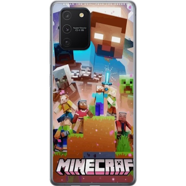 Samsung Galaxy S10 Lite Gjennomsiktig deksel Minecraft