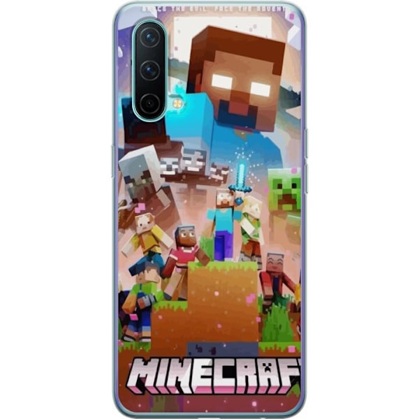 OnePlus Nord CE 5G Läpinäkyvä kuori Minecraft