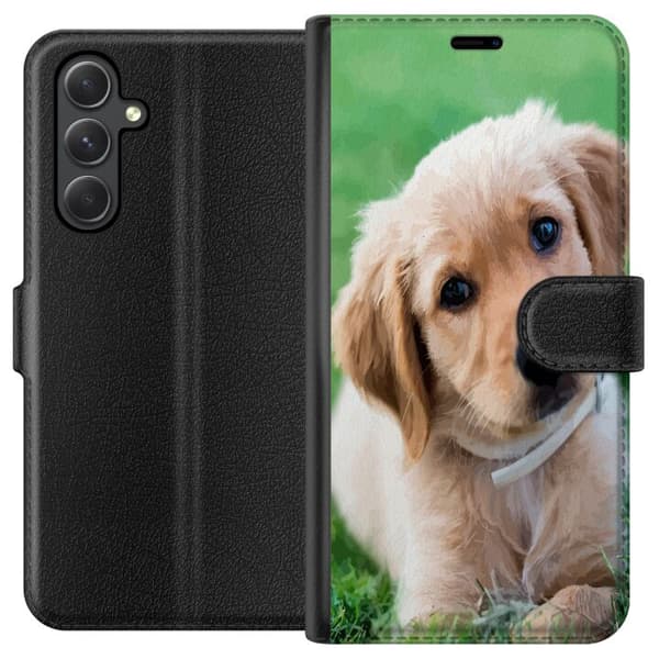 Kompatibelt Plånboksfodral till Samsung Galaxy A05s Hund