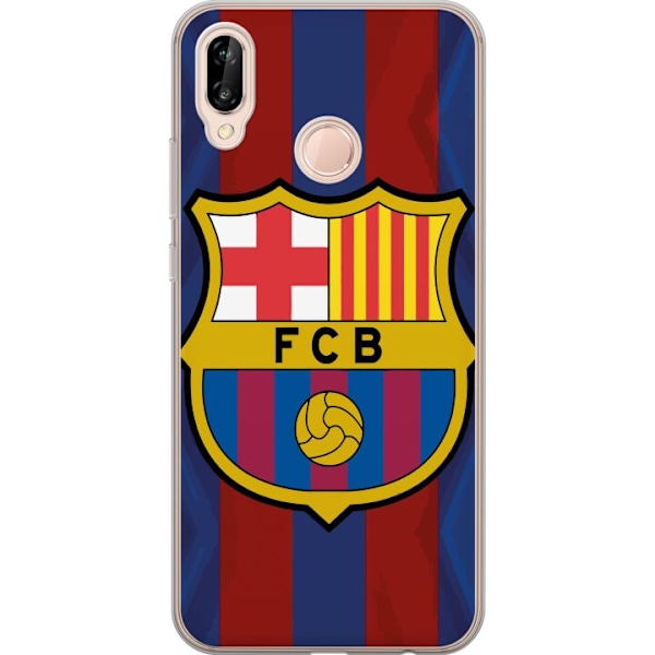 Huawei P20 lite Genomskinligt Skal FCB Barcelona